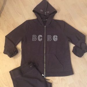 BCBG Maxazaria 2pc tracksuit